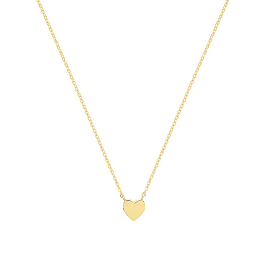 9ct Gold Heart Necklet